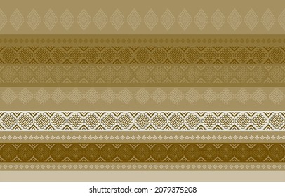 Patrón geométrico étnico sin fisuras color de flores oriental. patrón impecable. Diseño para tela, cortina, fondo, alfombra, papel pintado, ropa, envoltura, Batik, tela,Ilustración vectorial