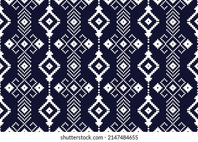 Geometric ethnic pattern seamless flower color oriental. seamless pattern. Design for fabric, curtain, background, carpet, wallpaper, clothing, wrapping, Batik, fabric,Vector illustration. pattern sty