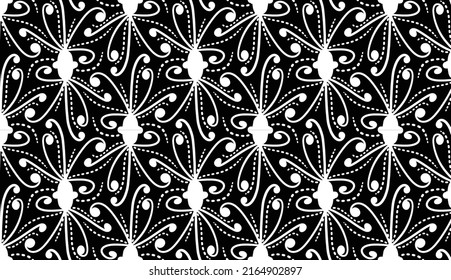 Geometric ethnic pattern seamless flower color. seamless pattern. Design for fabric, curtain, background, carpet, wallpaper, clothing, wrapping, Batik, mandalas, fabric,Vector illustration.