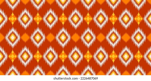 Patrón geométrico étnico sin fisuras color de flores oriental. patrón impecable. Diseño para tela, cortina, fondo, alfombra, papel pintado, ropa, envoltura, Batik, tela,Ilustración vectorial