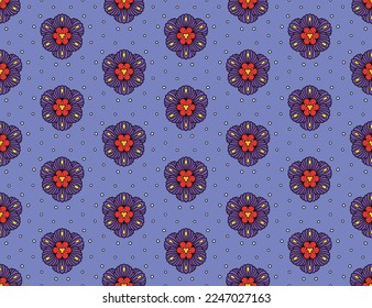Geometric ethnic pattern seamless flower color oriental.
seamless pattern. Design for fabric, curtain, light purple background, carpet, wallpaper, clothing, wrapping, Batik, fabric,Vector illustration