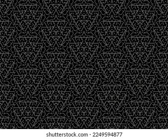 Patrón geométrico étnico sin fisuras color de flores oriental.
patrón impecable. Diseño para tela, cortina, fondo oscuro, alfombra, papel pintado, ropa, envoltura, Batik, tela, ilustración vectorial.