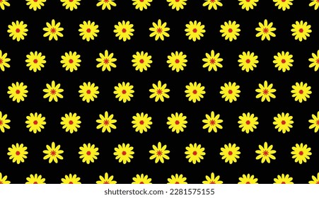 
   Patrón geométrico étnico sin fisuras color de flores oriental.
diseño para tela, cortina, fondo negro, alfombra, chal, ropa, envoltura, batik, tela, pañuelo, ilustración vectorial