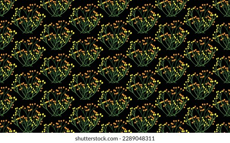 Geometric ethnic pattern seamless flower color oriental.
seamless pattern.Design for fabric,curtain,black background, carpet, shawl,clothing,wrapping, Batik,fabric,handkerchief,Vector illustration.