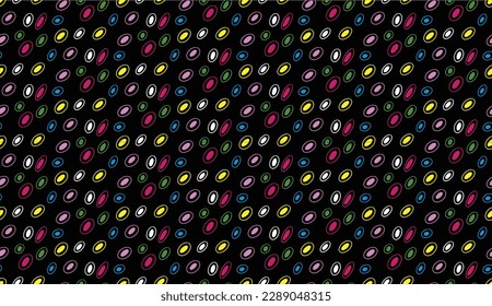 Geometric ethnic pattern seamless flower color oriental.
seamless pattern.Design for fabric,curtain,black background, carpet, shawl,clothing,wrapping, Batik,fabric,handkerchief,Vector illustration.