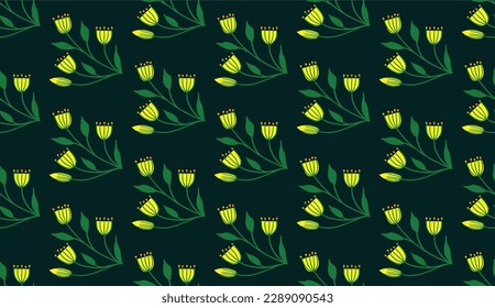 Geometric ethnic pattern seamless flower color oriental.
seamless pattern.Design for fabric,curtain,black background, carpet, shawl,clothing,wrapping, Batik,fabric,handkerchief,Vector illustration.