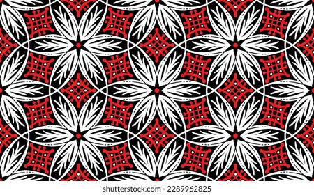 Geometric ethnic pattern seamless flower color oriental.
seamless pattern.Design for fabric,curtain,black background, carpet, shawl,clothing,wrapping, Batik,fabric,handkerchief,Vector illustration.
