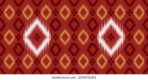 Patrón geométrico étnico sin fisuras color de flores oriental. patrón impecable. Diseño para tela, cortina, fondo, alfombra, papel pintado, ropa, envoltura, Batik, tela,Ilustración vectorial
