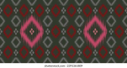 Geometrisches ethnisches Muster nahtlose Blumenfarbe orientalisch. nahtloses Muster. Design für Stoff, Vorhang, Hintergrund, Teppich, Tapete, Kleidung, Umhüllung, Batik, Stoff,Vektorgrafik