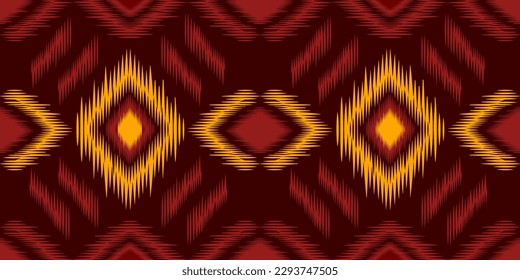 Geometric ethnic pattern seamless flower color oriental. seamless pattern. Design for fabric, curtain, background, carpet, wallpaper, clothing, wrapping, Batik, fabric,Vector illustration
