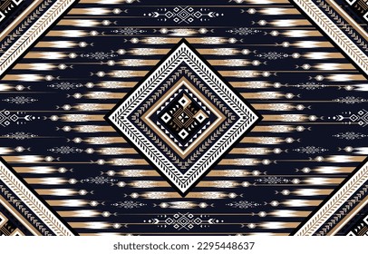 Geometric ethnic pattern seamless flower color oriental. 
seamless pattern. Design for fabric, curtain, background, 
carpet, wallpaper, clothing, wrapping, Batik, 
fabric,Vector illustration. pattern 