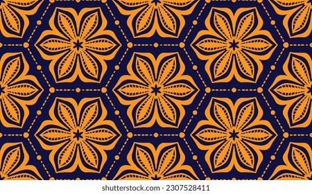 Patrón geométrico étnico sin fisuras en el color de las flores. patrón impecable. Diseño para tela, cortina, fondo, alfombra, papel pintado, ropa, envoltura, Batik, mandalas, tela, ilustración vectorial. estilo de patrón.