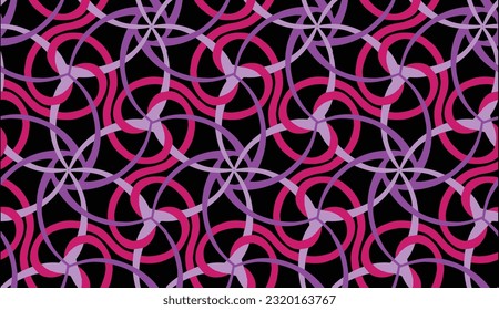 Geometrisches ethnisches Muster nahtlose Blütenfarbe. nahtloses Muster. Design für Stoff, Vorhang, Hintergrund, Teppich, Tapete, Kleidung, Umhüllung, Batik, Mandalas,Stoff,Vektorgrafik. Musterkollektion.
