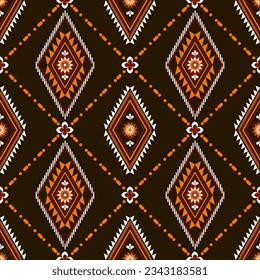 Geometric ethnic pattern seamless flower color. seamless pattern. Design for fabric,curtain,background,carpet,wallpaper,clothing,wrapping,Batik,mandalas,fabric,Vector illustration. pattern style.