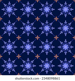 Geometric ethnic pattern seamless flower color. seamless pattern. Design for fabric,curtain,background,carpet,wallpaper,clothing,wrapping,Batik,mandalas,fabric,Vector illustration. pattern style.
