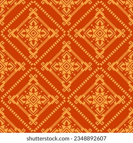 Geometric ethnic pattern seamless flower color. seamless pattern. Design for fabric,curtain,background,carpet,wallpaper,clothing,wrapping,Batik,mandalas,fabric,Vector illustration. pattern style.
