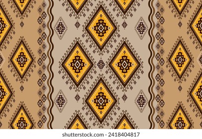 Geometrisches ethnisches Muster nahtlose Blumenfarbe orientalisch. 
nahtloses Muster. Design für Stoff, Vorhang, Hintergrund, 
Teppich, Tapete, Kleidung, Umhüllung, Batik, 
Stoff, Vektorgrafik. Muster 