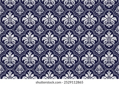 Geometrische ethnische Muster nahtlose Blume Farbe orientalisch. nahtloses Muster. Design für Stoff, Vorhang, Hintergrund, Bekleidung, Stoff, Batik, Strickwaren Pixel-Muster.