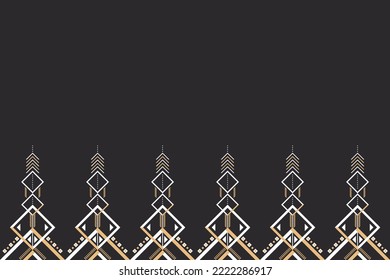 Geometric ethnic pattern seamless graphic. Style ethnic seamless colorful textile. Design for background,wallpaper,fabric,carpet,ornaments,decoration,clothing,Batik,wrapping,Vector illustration