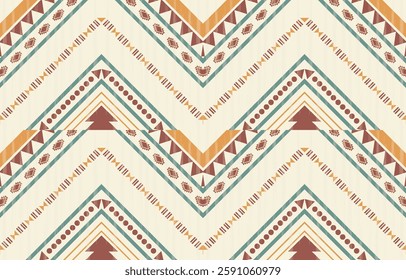 Geometric ethnic pattern seamless, Native American ethnic design, Southwestern decor design for background ,curtain, carpet, wallpaper, clothing, wrapping, Batik, vector illustration.
