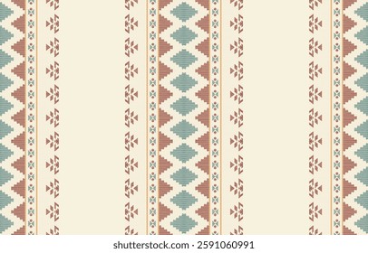 Geometric ethnic pattern seamless, Native American ethnic design, Southwestern decor design for background ,curtain, carpet, wallpaper, clothing, wrapping, Batik, vector illustration.