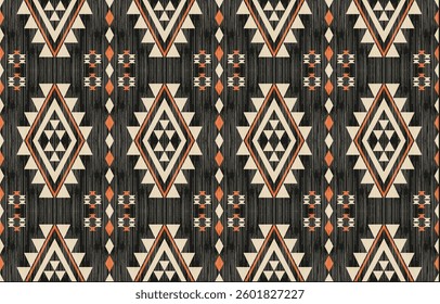 Geometric ethnic pattern seamless, Native American ethnic design, Southwestern decor design for background ,curtain, carpet, wallpaper, clothing, wrapping, Batik, vector illustration.