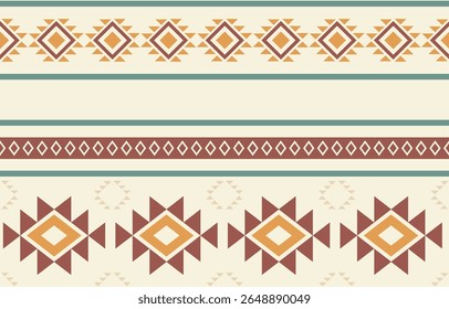 Geometric ethnic pattern seamless, Native American ethnic design, Southwestern decor design for background ,curtain, carpet, wallpaper, clothing, wrapping, Batik, vector illustration.