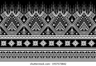 Geometric ethnic pattern seamless  oriental. seamless pattern. Design for fabric, curtain, background, carpet, wallpaper, clothing, wrapping, Batik, fabric,Vector illustration. Pattern style.