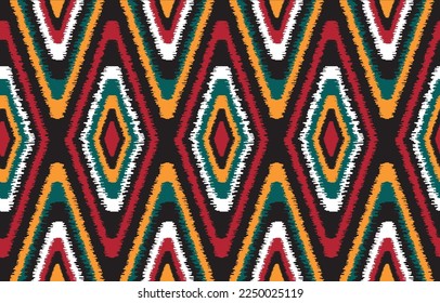 Geometric ethnic pattern seamless oriental. Fabric pattern. Design for fabric, curtain, background, carpet, wallpaper, clothing, shirts, dresses, wrapping, batik, vector illustration. Pattern style.