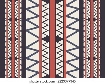 Geometric ethnic pattern seamless triangle color oriental. seamless pattern. Design for fabric, curtain, background, carpet, wallpaper, clothing, wrapping, Batik, fabric,Vector illustration. pattern s