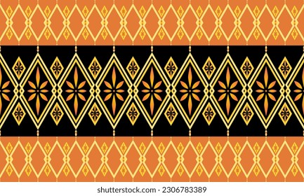 Geometric ethnic pattern seamless triangle color oriental. seamless pattern. Design for fabric, curtain, background, carpet, wallpaper,clothing,wrapping,Batik,fabric,Vector illustration.pattern sty