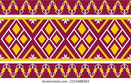 Geometric ethnic pattern seamless triangle color oriental. seamless pattern. Design for fabric, curtain, background, carpet, wallpaper,clothing,wrapping,Batik,fabric,Vector illustration.pattern sty