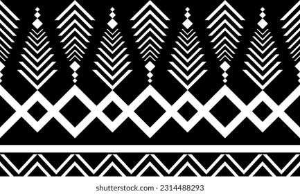 Geometric ethnic pattern seamless triangle color oriental. seamless pattern. Design for fabric, curtain, background, carpet, wallpaper,clothing,wrapping,Batik,fabric,Vector illustration.pattern sty