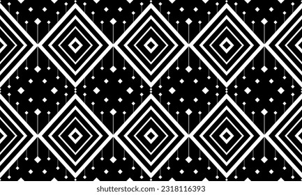 Geometric ethnic pattern seamless triangle color oriental. seamless pattern. Design for fabric, curtain, background, carpet, wallpaper,clothing,wrapping,Batik,fabric,Vector illustration.pattern sty