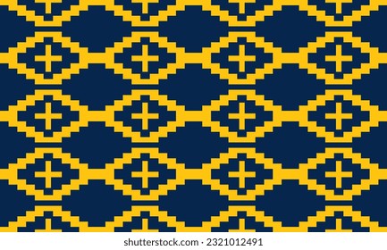 Geometric ethnic pattern seamless triangle color oriental. seamless pattern. Design for fabric, curtain, background, carpet, wallpaper,clothing,wrapping,Batik,fabric,Vector illustration.pattern sty