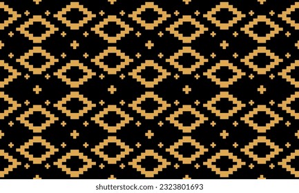 Geometric ethnic pattern seamless triangle color oriental. seamless pattern. Design for fabric, curtain, background, carpet, wallpaper,clothing,wrapping,Batik,fabric,Vector illustration.pattern sty
