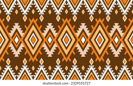 Geometric ethnic pattern seamless triangle color oriental. seamless pattern. Design for fabric, curtain, background, carpet, wallpaper,clothing,wrapping,Batik,fabric,Vector illustration.pattern sty