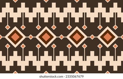 Geometric ethnic pattern seamless triangle color oriental. seamless pattern. Design for fabric, curtain, background, carpet, wallpaper, clothing, wrapping, Batik, fabric,Vector illustration. pattern s