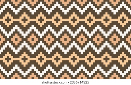 Geometric ethnic pattern seamless triangle color oriental. seamless pattern. Design for fabric, curtain, background, carpet, wallpaper,clothing,wrapping,Batik,fabric,Vector illustration.pattern sty