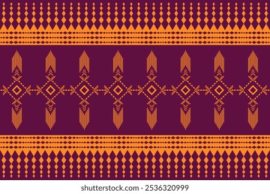 geometrisches ethnisches Muster Nahtloses Stammesmuster Native American Schmuck Southwestern ethnische Dekoration Stil geometrische Ornament Nahtloses Vektormuster mexikanische Decken, Schals, Teppiche, Fliesen