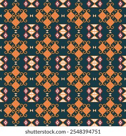 
Geometric ethnic pattern. Seamless vector tribal pattern. Native American ornament. Southwestern ethnic decor style. Geometric ornament. Seamless vector pattern. Mexican blanket. Carpet. Rug. Tile. 
