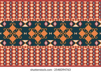 
Geometric ethnic pattern. Seamless vector tribal pattern. Native American ornament. Southwestern ethnic decor style. Geometric ornament. Seamless vector pattern. Mexican blanket. Carpet. Rug. Tile. 
