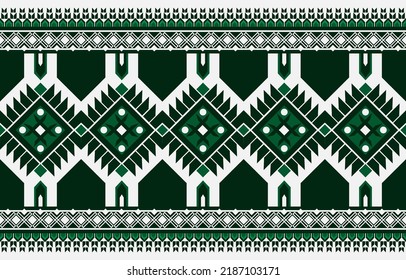 Geometric ethnic pattern traditional background Design for carpet,wallpaper,clothing,wrapping,batik,fabric,Vector illustration embroidery style. oriental floral seamless pattern.