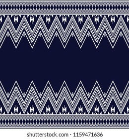 Geometric ethnic pattern traditional Design for background,carpet,wallpaper,clothing,wrapping,Batik,fabric,sarong,Vector illustration embroidery style.

