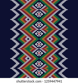 Geometric ethnic pattern traditional Design for background,carpet,wallpaper