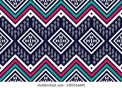 Geometric Ethnic Pattern Traditional Design ...