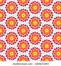 Geometric ethnic pattern traditional Design for background, carpet, wallpaper, clothing, wrapping, Batik, fabric, sarong, Vector illustration embroidery style.