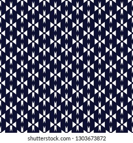 Geometric ethnic pattern traditional Design for background, carpet, wallpaper, clothing, wrapping, Batik, fabric, sarong, Vector illustration embroidery style.