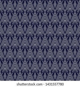 Geometric ethnic pattern traditional Design for background,carpet,wallpaper,clothing,wrapping,Batik,fabric,sarong,Vector illustration embroidery style.