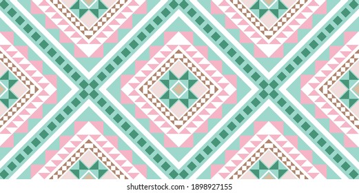 Geometric ethnic pattern traditional Design for background,carpet,wallpaper,clothing,wrapping,batik,fabric,sarong